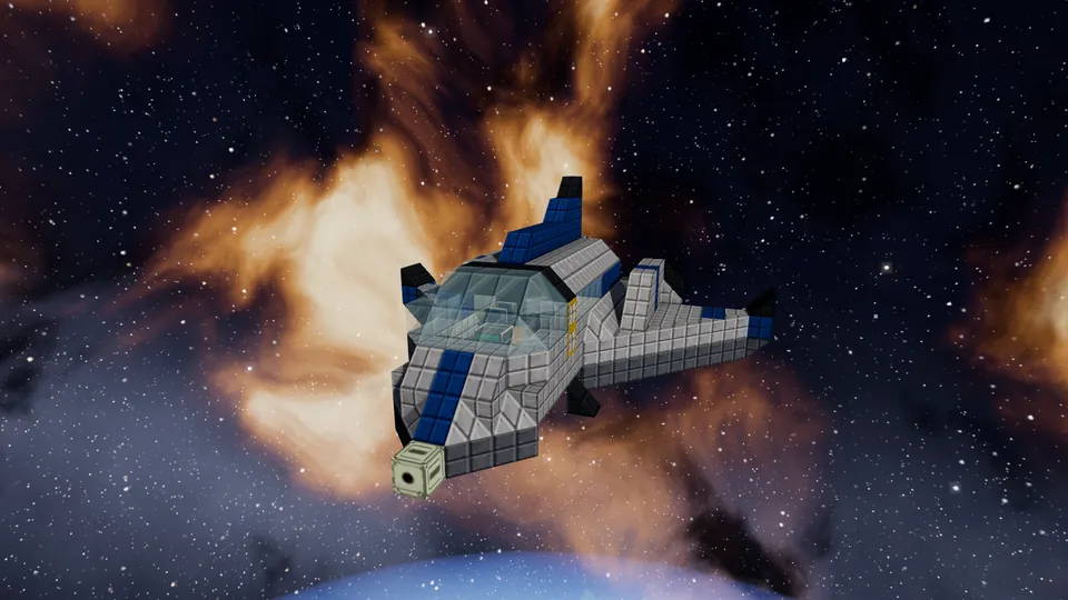 The Pioneira in orbit